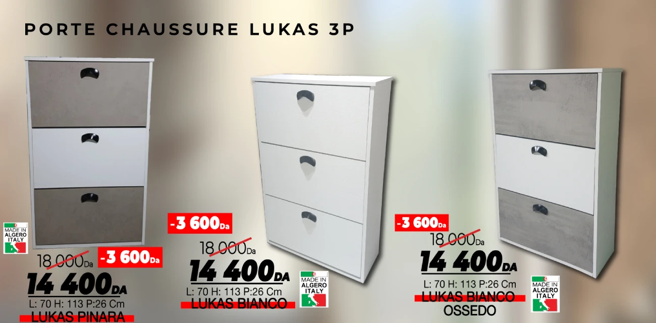 Porte chaussures 3 tiroir