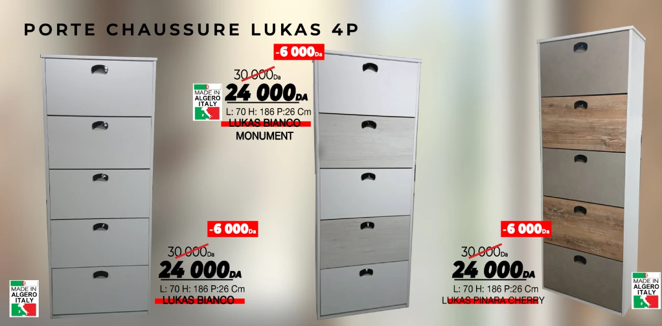 Porte chaussures 5 tiroir